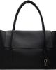 TOM FORD TOM FORD Black Grain Leather Eclipse Large Shoulder Bag - 1