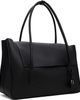 TOM FORD TOM FORD Black Grain Leather Eclipse Large Shoulder Bag - 2