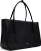 TOM FORD TOM FORD Black Grain Leather Eclipse Large Shoulder Bag - 3