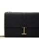 TOM FORD TOM FORD Black Grain Leather Kara Chain Mini Bag - 1