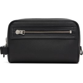 TOM FORD TOM FORD Black Grain Leather Toiletry Pouch
