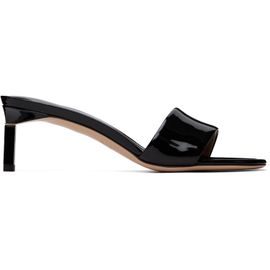 TOM FORD TOM FORD Black Patent Leather Mule Heeled Sandals
