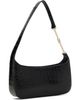 TOM FORD TOM FORD Black Print Crocodile Leather Arc Small Shoulder Bag - 2