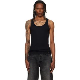 TOM FORD TOM FORD Black Ribbed Tank Top