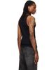 TOM FORD TOM FORD Black Ribbed Tank Top - 3