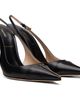 TOM FORD TOM FORD Black Shiny Leather Thea Slingback Heels - 4