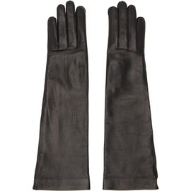 TOM FORD TOM FORD Black Soft Nappa Leather Long Gloves