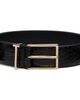 TOM FORD TOM FORD Black Soft Printed Croc Belt - 1