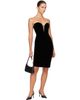 TOM FORD TOM FORD Black Strapless Velvet Cocktail Midi Dress - 4