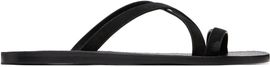TOM FORD TOM FORD Black Suede Alfred Gladiator Sandals