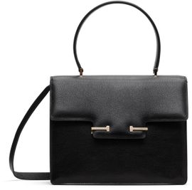 TOM FORD TOM FORD Black Supple Leather Aube Small Top Handle Bag