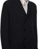 TOM FORD TOM FORD Black Wool Silk Shawl Collar Cardigan - 2