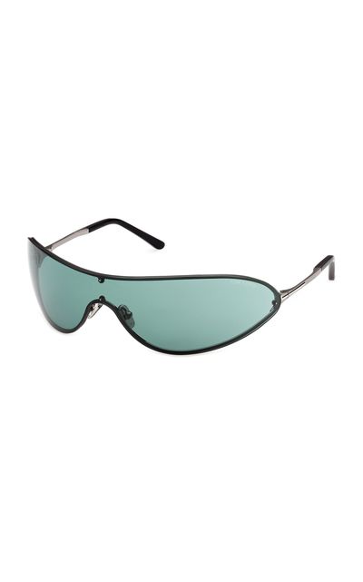 Tom Ford Tom Ford Brady MaskFrame Metal Sunglasses