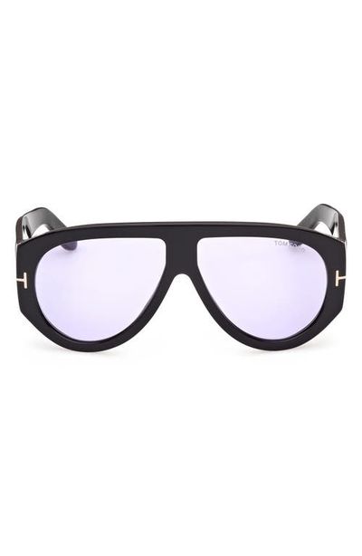TOM FORD TOM FORD Bronson 60mm Pilot Sunglasses