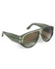 Tom Ford Tom Ford Bronson Sunglasses Shiny Transparent Sage Green One - 1