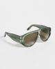 Tom Ford Tom Ford Bronson Sunglasses Shiny Transparent Sage Green One - 4