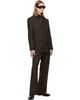 TOM FORD TOM FORD Brown Light Fresco Stripe Blazer - 4