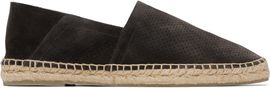 TOM FORD TOM FORD Brown Perforated Suede Barnes Espadrilles