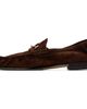 TOM FORD TOM FORD Brown Suede Double T Hardware Ripley Loafers - 3