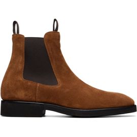 TOM FORD TOM FORD Brown Suede Owen Chelsea Boots