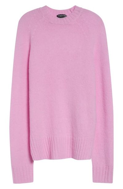 TOM FORD TOM FORD Brushed Cashmere Seamless Crewneck Sweater