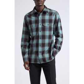TOM FORD TOM FORD Brushed Check Military Fit Shirt