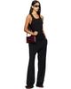 TOM FORD TOM FORD Burgundy Soft Printed Croc Mini Bag - 4