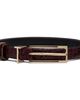 TOM FORD TOM FORD Burgundy T Loop Belt - 1