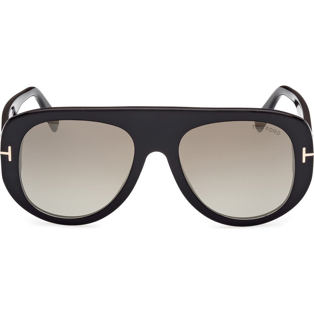 TOM FORD TOM FORD Cecil 55mm Pilot Sunglasses