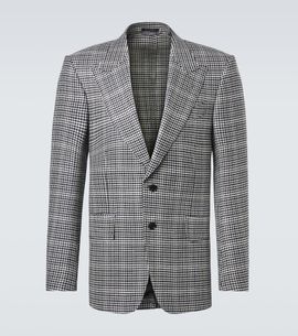 Tom Ford Tom Ford Checked wool-blend suit jacket