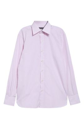 TOM FORD TOM FORD Classic Fit Striped Cotton Shirt