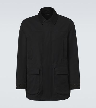 Tom Ford Tom Ford Cotton and silk twill field jacket