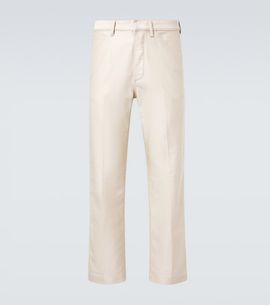 Tom Ford Tom Ford Cotton satin straight pants