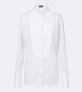 Tom Ford Tom Ford Cotton twill tuxedo shirt