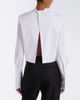 Tom Ford Tom Ford Cropped cotton poplin tuxedo shirt - 6