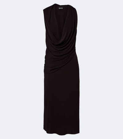 Tom Ford Tom Ford Crêpe jersey midi dress