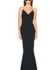 TOM FORD TOM FORD Crystal Chain Embroidered Satin Evening Dress - 1