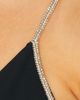 TOM FORD TOM FORD Crystal Chain Embroidered Satin Evening Dress - 4