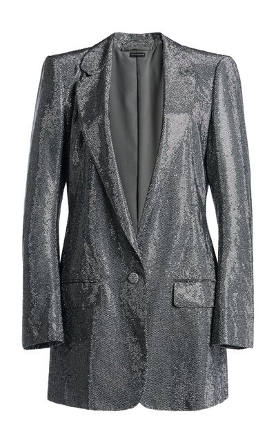 Tom Ford Tom Ford CrystalEmbroidered CottonSilk Blazer