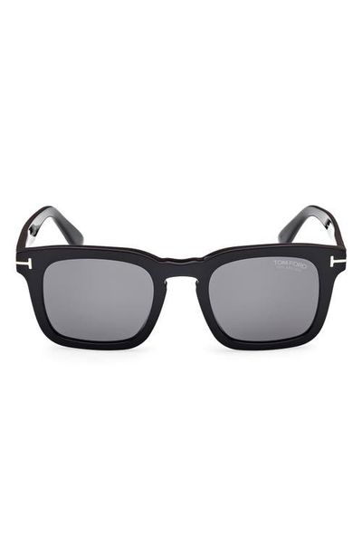 TOM FORD TOM FORD Dax 50mm Polarized Square Sunglasses