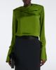 Tom Ford Tom Ford Draped silk satin top - 2