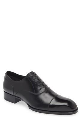 TOM FORD TOM FORD Elkan Burnished Leather Oxford