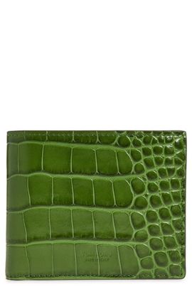 TOM FORD TOM FORD Embossed Leather Bifold Wallet