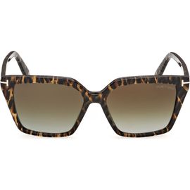 TOM FORD TOM FORD Erin 02 54mm Square Gradient Sunglasses