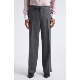 TOM FORD TOM FORD Flat Front Wool & Cashmere Felt Trousers