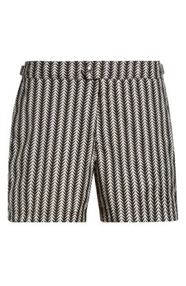 TOM FORD TOM FORD Geometric Print Compact Swim Trunks
