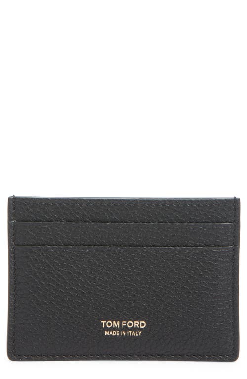 TOM FORD TOM FORD Grained Leather Card Case