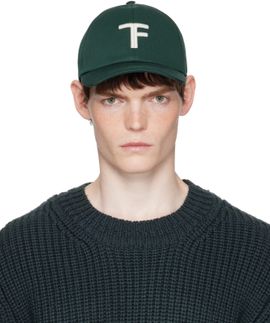 TOM FORD TOM FORD Green Brushed Cotton Cap