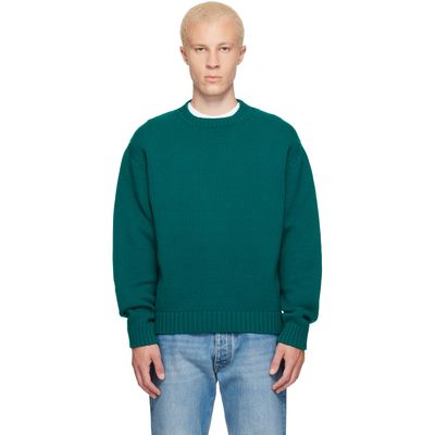 TOM FORD TOM FORD Green Cashmere Wool Crew Neck Sweater