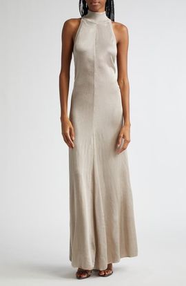 TOM FORD TOM FORD Halter Neck Knit Gown